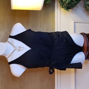 Swim Suit Black Plus Size